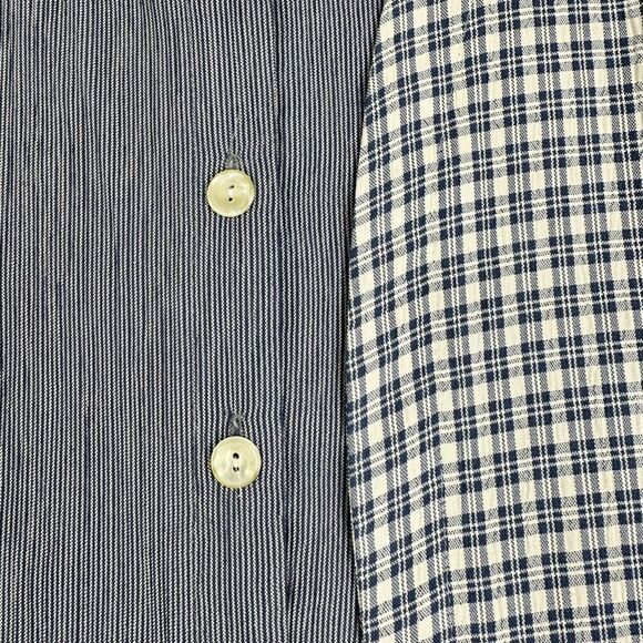 Vintage Jaclyn Smith Plaid Striped Light Jacket Vest One Piece Size 6 - Picture 3 of 6